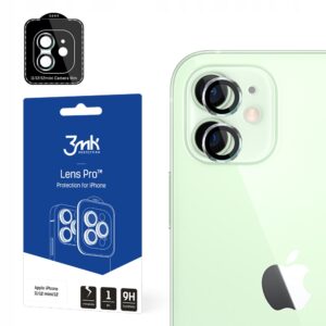 3MK Szkło Kamery Pro iPhone 11 12 12 Mini w kolorze srebrnym