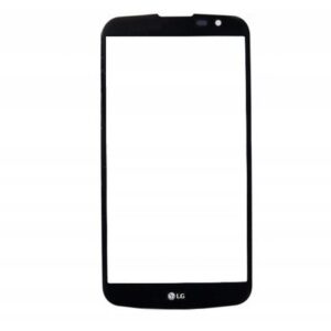 Czarna szybka ekranu dotykowego LG K7 X210 zabezpieczona folią ochronną