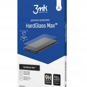 Czarne szkło hartowane 3mk HardGlass Max do Apple iPhone SE 2020 i 2022