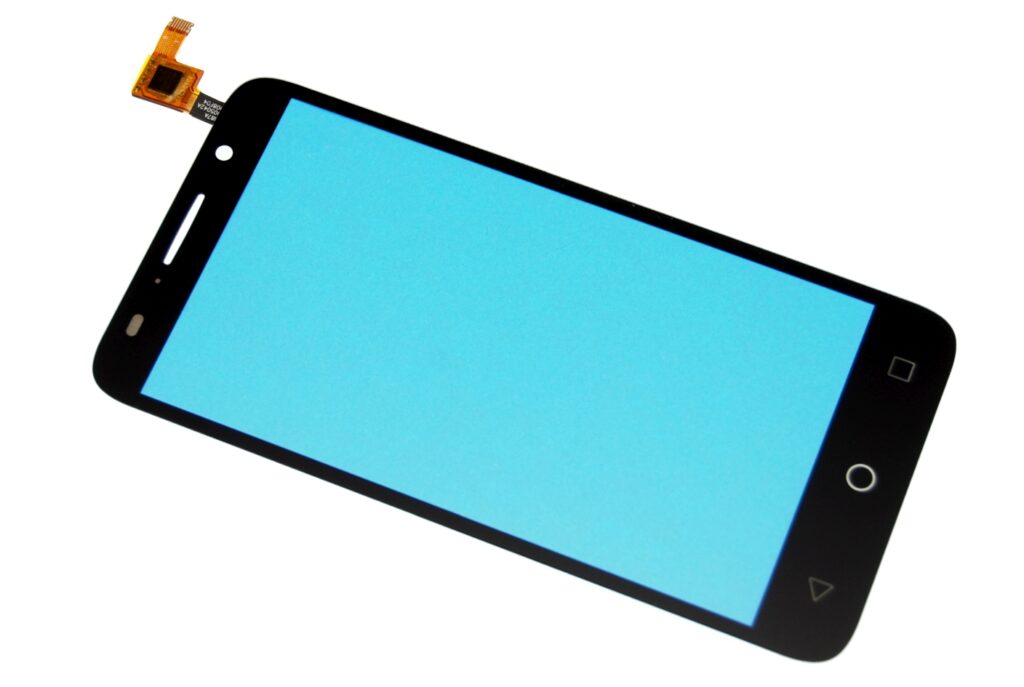 Czarna szybka dotyk digitizer do telefonu Alcatel Pop 3