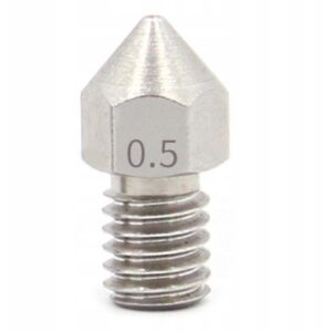 DYSZA STALOWA FILAMENT 0,5MM M6 1,75MM 3D REPRAP