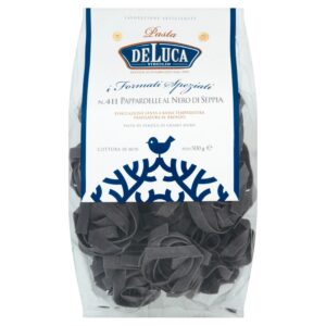 Makaron czarny z atramentem kałamarnicy DE LUCA Pappardelle 500g