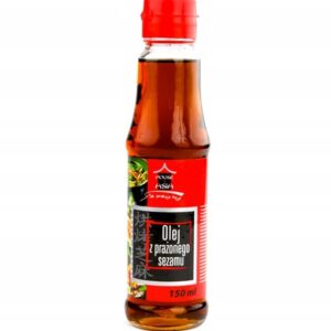 Butelka oleju z prażonego sezamu i ziaren soi House of Asia o pojemności 150ml