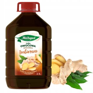 Herbapol SYROP Imbirowy Owocowa Spiżarnia IMBIR z witaminą C 3,1L