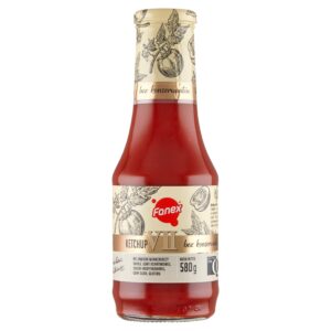 Ketchup łagodny pomidorowy FANEX VII PREMIUM butelka szklana 580 g