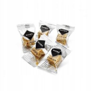 Cukier TRZCINOWY w KOSTKACH Rioba pakowany pojedynczo 1kg