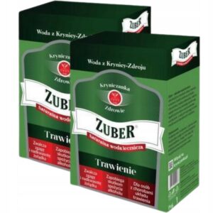 Woda mineralna Zuber – dwa kartony po 3 l