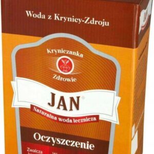 Zestaw wód mineralnych Zuber 3 l i Jan 3 l
