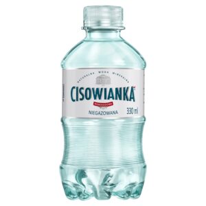 Zgrzewka 12 sztuk butelek wody niegazowanej Cisowianka 330ml z zakrętką