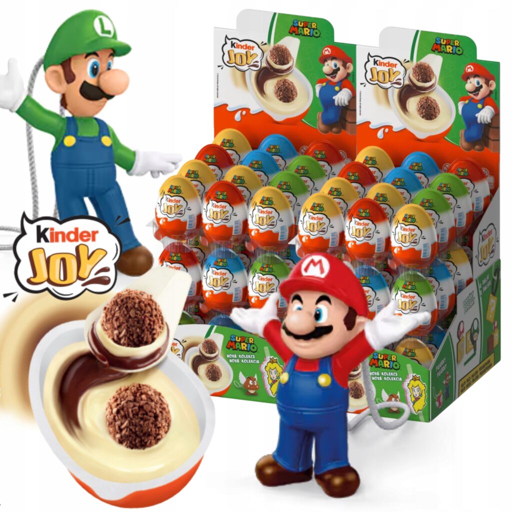 Zestaw 72 sztuk jajek niespodzianek Kinder Joy 20g