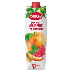 Zgrzewka soku czerwony grejpfrut Fortuna 1L