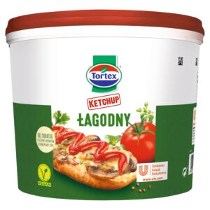 Wiaderko łagodnego ketchup pomidorowego Tortex o pojemności 5,5 kg
