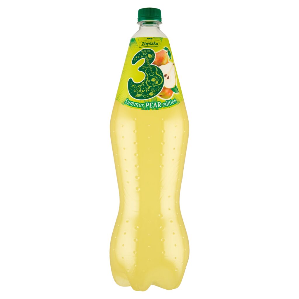 Zgrzewka 6 sztuk napoju gazowanego Zbyszko Summer Edition o smaku gruszkowym 1,75L
