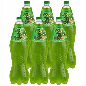 Zbyszko 3 Summer Edition Napój gazowany o smaku KIWI 1,75 l x 6 sztuk