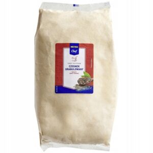 Czosnek Granulowany Aromatyczny METRO Chef duży worek 1.4kg 1400g