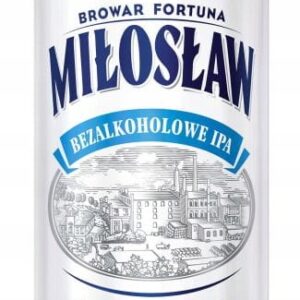 Zgrzewka 24 puszek piwa bezalkoholowego Miłosław IPA 500ml