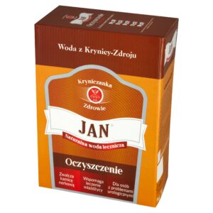 Woda mineralna Jan – trzy kartony po 3 l