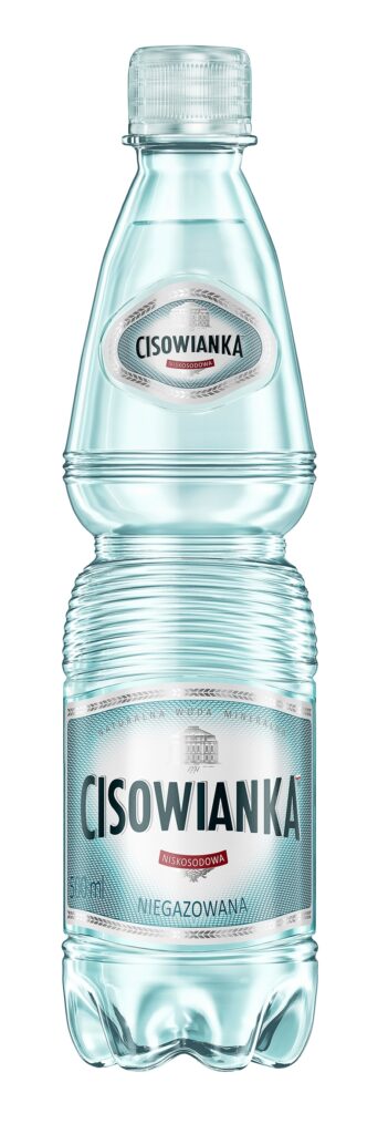 Zgrzewka 12 sztuk naturalnej wody mineralnej niegazowanej Cisowianka w butelkach o pojemności 500 ml
