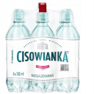 Zgrzewka 6 sztuk wody mineralnej Cisowianka Sport 700ml z wygodnym dziubkiem