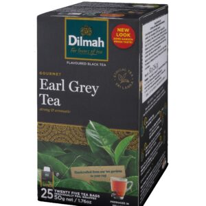 Herbata czarna ekspresowa Dilmah Earl Grey TEA Mocna Aromatyczna 25 torebek