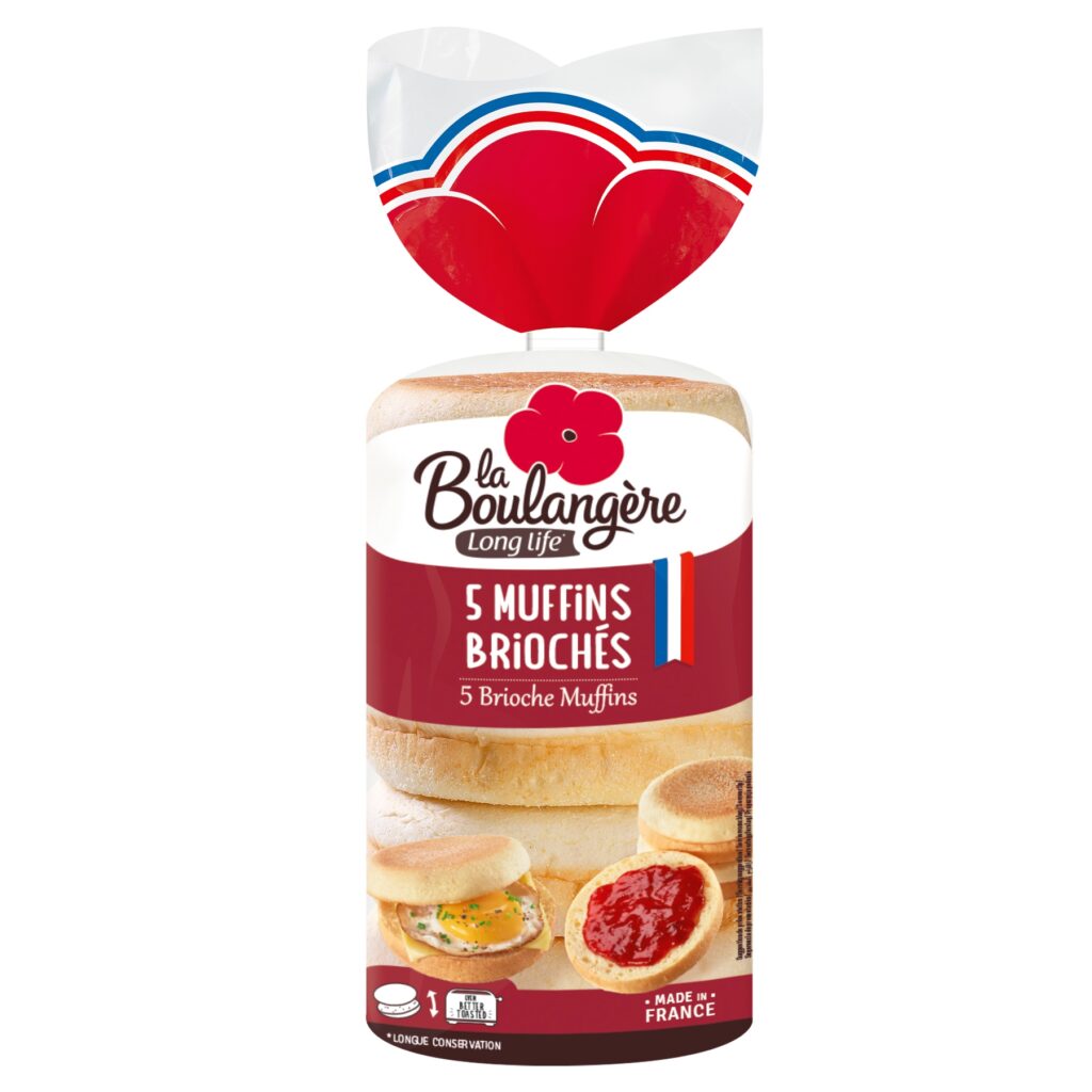 Opakowanie muffinów śniadaniowych Brioche La Boulangere 250 g