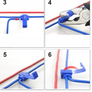 5x Konektor szybkozłączka 1,0-2,5mm2 do samochodu