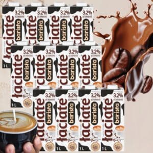 Mleko Łaciate BARISTA do Spieniania Kawy UHT 3.2% 1L x12 KRÓTKI TERMIN