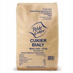 Cukier BIAŁY Polski Cukier duży worek 25 kg