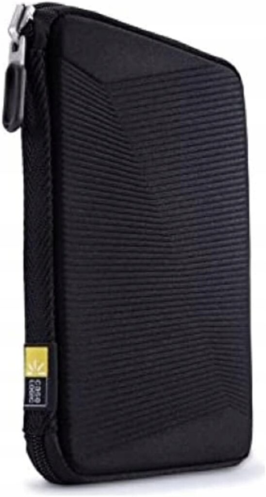 Czarne, uniwersalne etui Case Logic ETC207K na tablet 7-calowy wykonane z EVA i nylonu