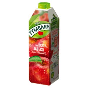 Sok 100% Jabłkowy Tymbark z Dodatkiem Witaminy C 12x1L