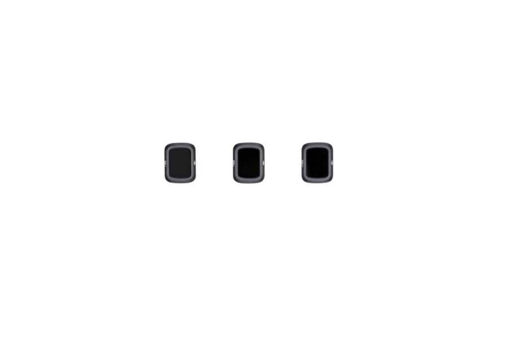 Oryginalne filtry ND do drona DJI Mavic Air 2 w czarnym kolorie z etui
