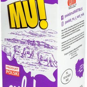 12x Mleko UHT Wart-Milk MU! bez laktozy 3.2% 1L