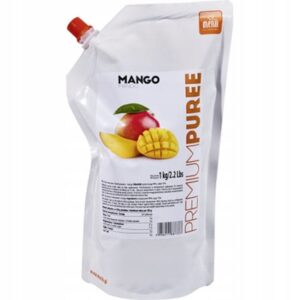 MENII Premium Puree MANGO ALPHONSO Pulpa Owocowa Mus Desery Lody Ciasta 1KG