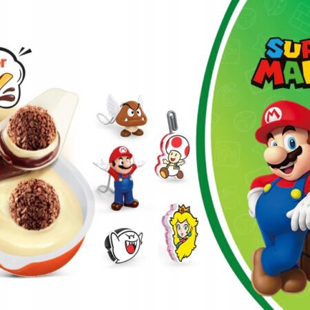 Kinder Joy Super Mario Jajko z niespodzianką Zestaw 6 sztuk KRÓTKI TERMIN