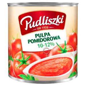 Opakowanie Pudliszki Pulpa pomidorowa 10-12% 2,5 kg