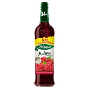 Herbapol Syrop Malina 680 ml w szklanej butelce