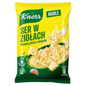 Opakowanie Knorr Nudle ser w ziołach 61 g