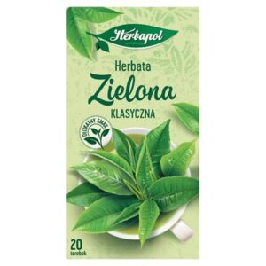 Opakowanie Herbapol Herbata Zielona klasyczna 20 torebek 40g