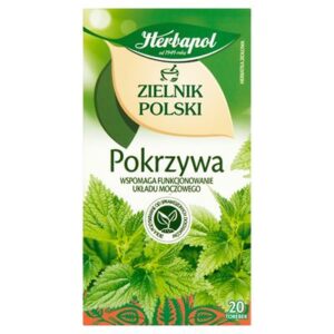 Opakowanie Herbapol Zielnik Polski Pokrzywa 20 torebek 30g