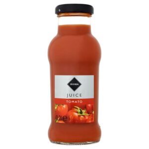 Zestaw szklanych butelek sok pomidorowy RIOBA 24x200ml
