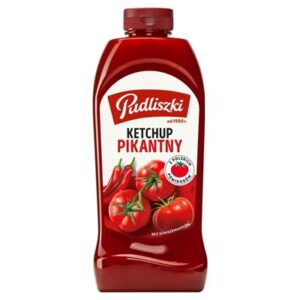 Opakowanie ketchupu pikantnego Pudliszki 990g