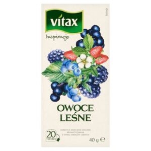 Opakowanie VITAX Inspirations Herbata owoce leśne 20 torebek