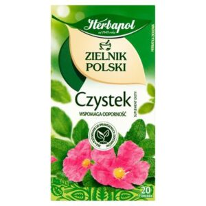 Pudełko Herbapol Zielnik Polski Czystek 20 torebek 40g