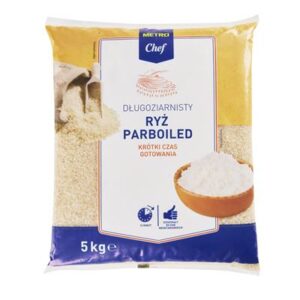 Duże opakowanie METRO Chef Ryż paraboiled 5 kg
