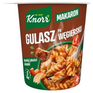 Opakowanie Knorr Danie makaron gulasz 60 g
