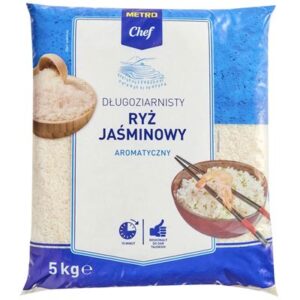 Duże opakowanie METRO Chef Ryż Jaśminowy 5 kg