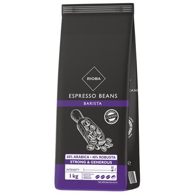 Opakowanie RIOBA Espresso Silver Kawa ziarnista 1kg