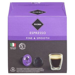 Opakowanie RIOBA Dolce Gusto Espresso 112g zawierające 16 kapsułek