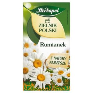 Opakowanie Herbapol Zielnik Polski Rumianek 20 torebek 30g