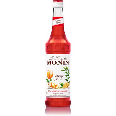 Butelka syropu pomarańczowego MONIN Orange Spritz 700 ml